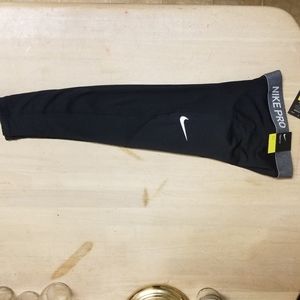 Nike Pro Warm Girls Tights Dry Fit Small 939006 -0